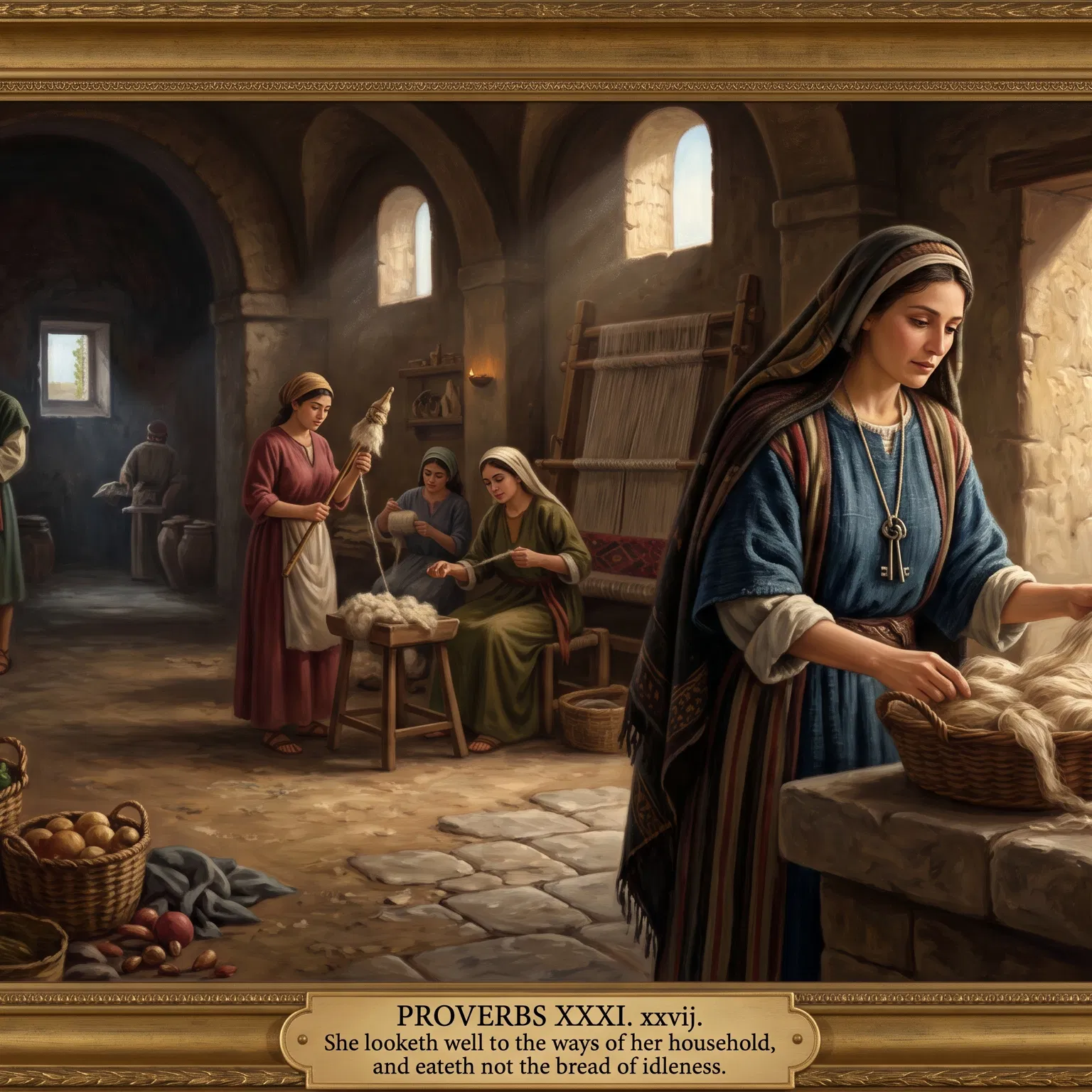 The Diligent Watch of a Virtuous Woman