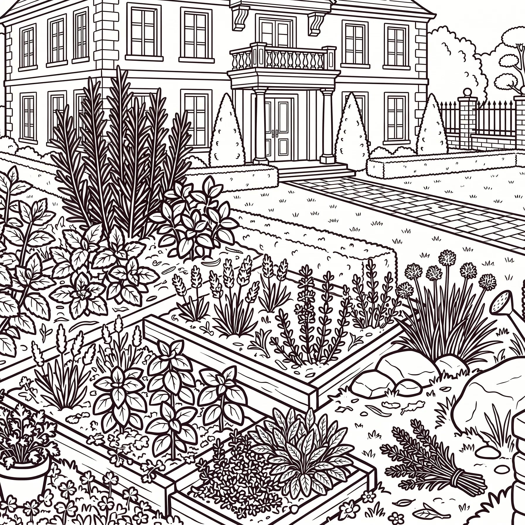 Divine Peace in a Gilded Garden