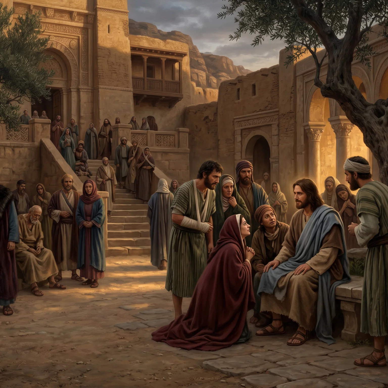 The Compassionate Healer Among The Multitudes