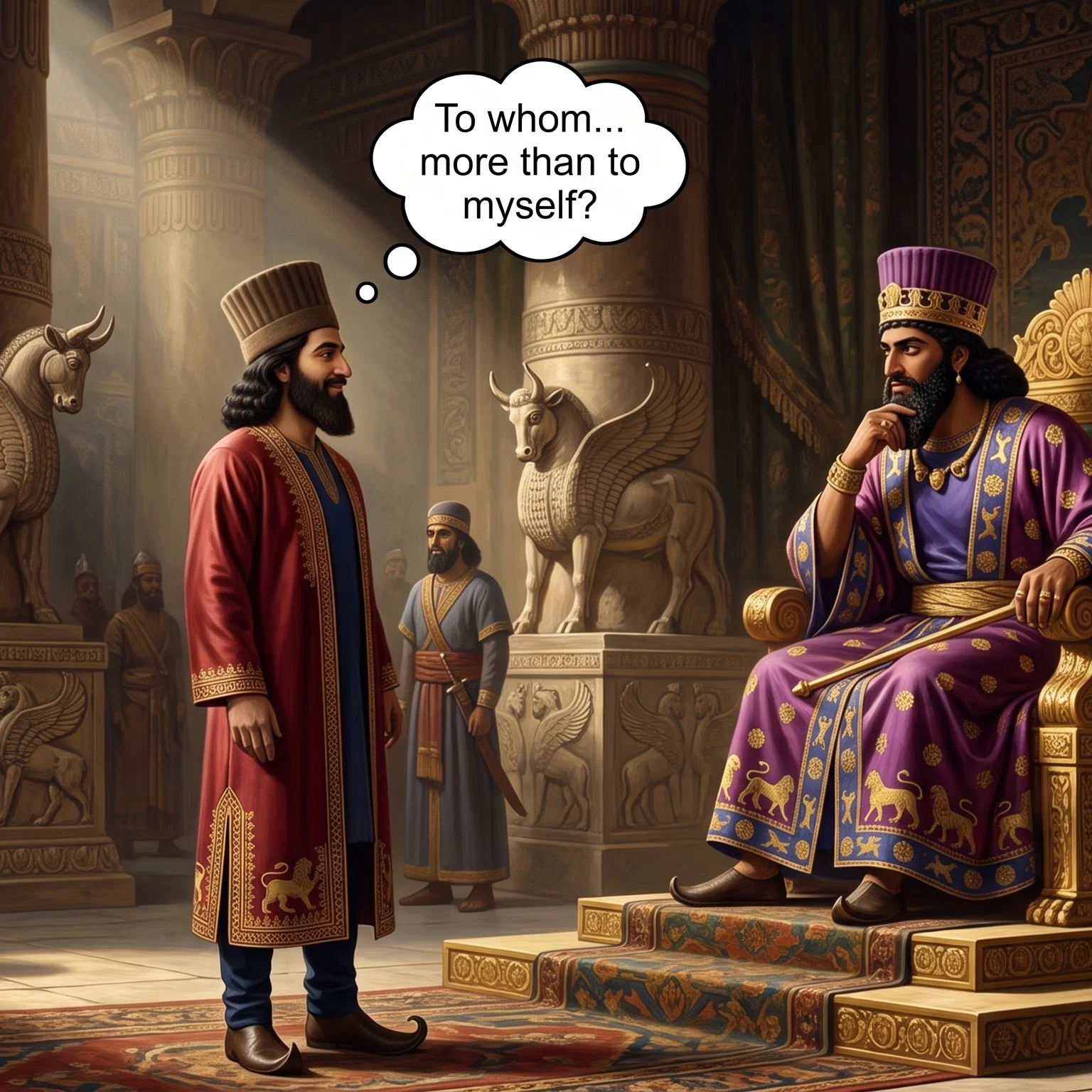 The King Honors the Faithful