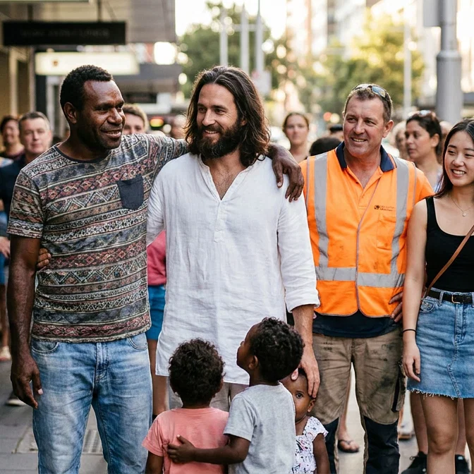 A Modern Gathering Around The Savior