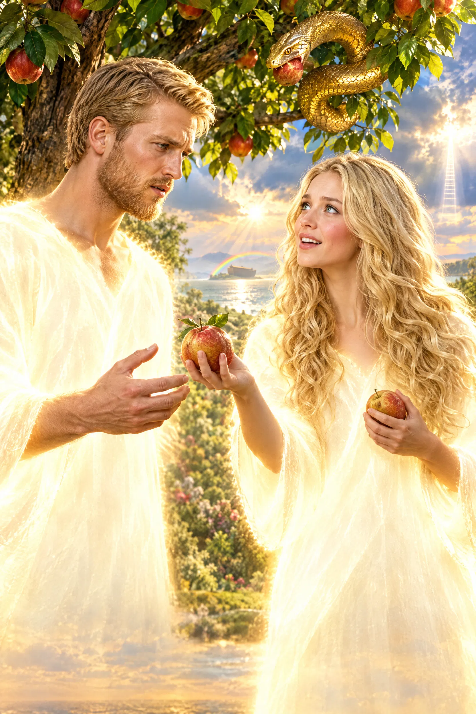 Adam and Eve at the Tree of Knowledge