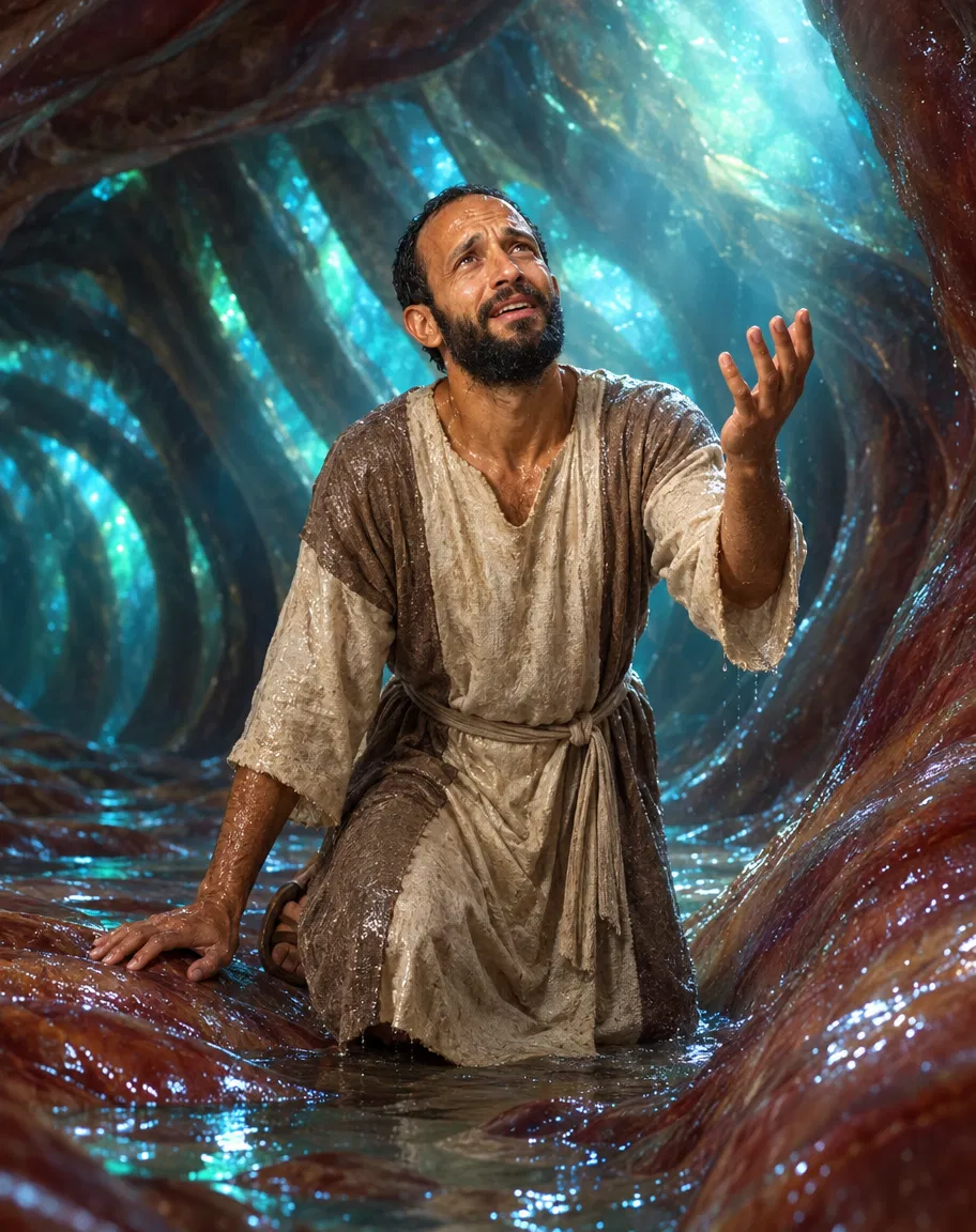 Jonah Inside the Great Fish