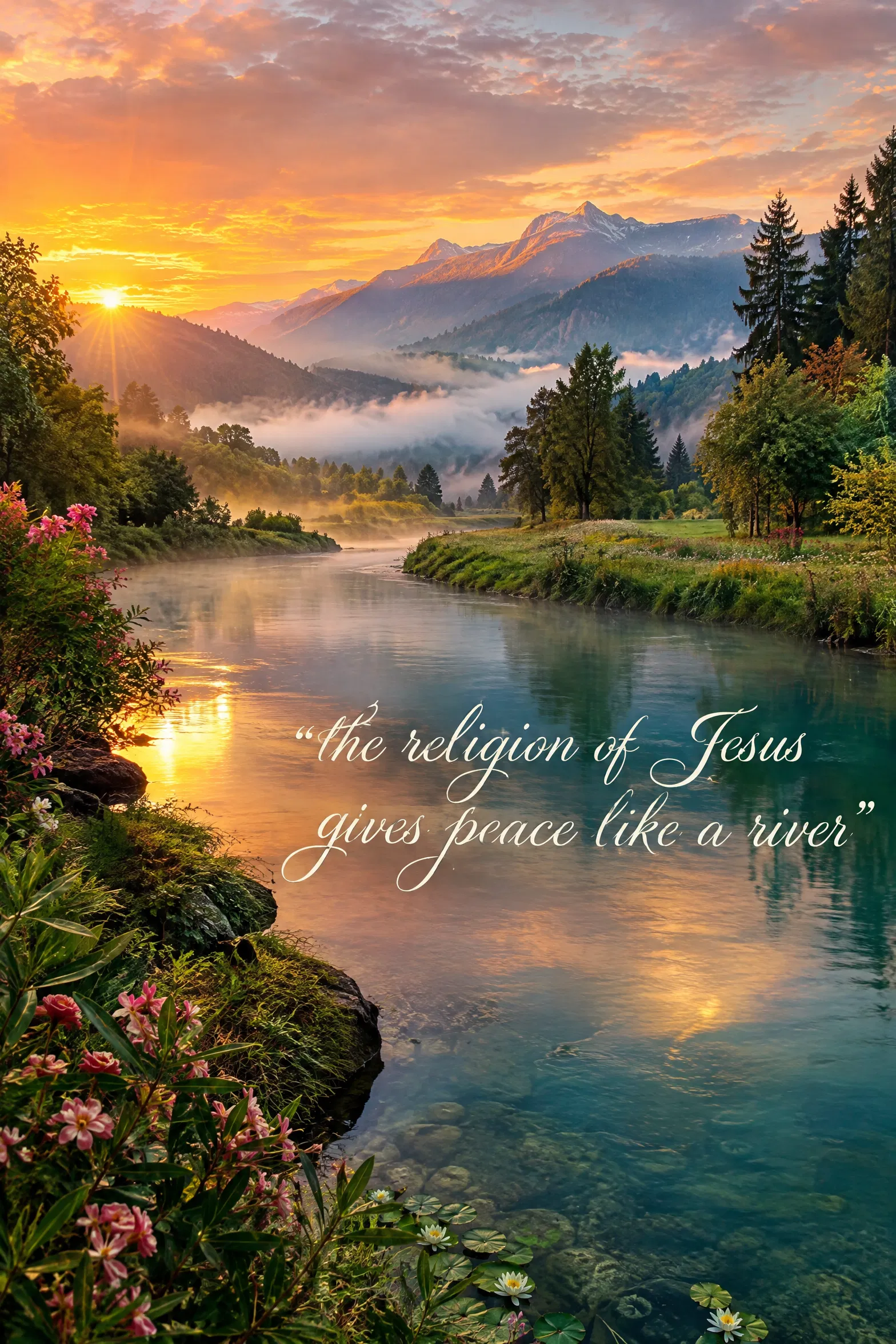 Serenity Flowing Like a River