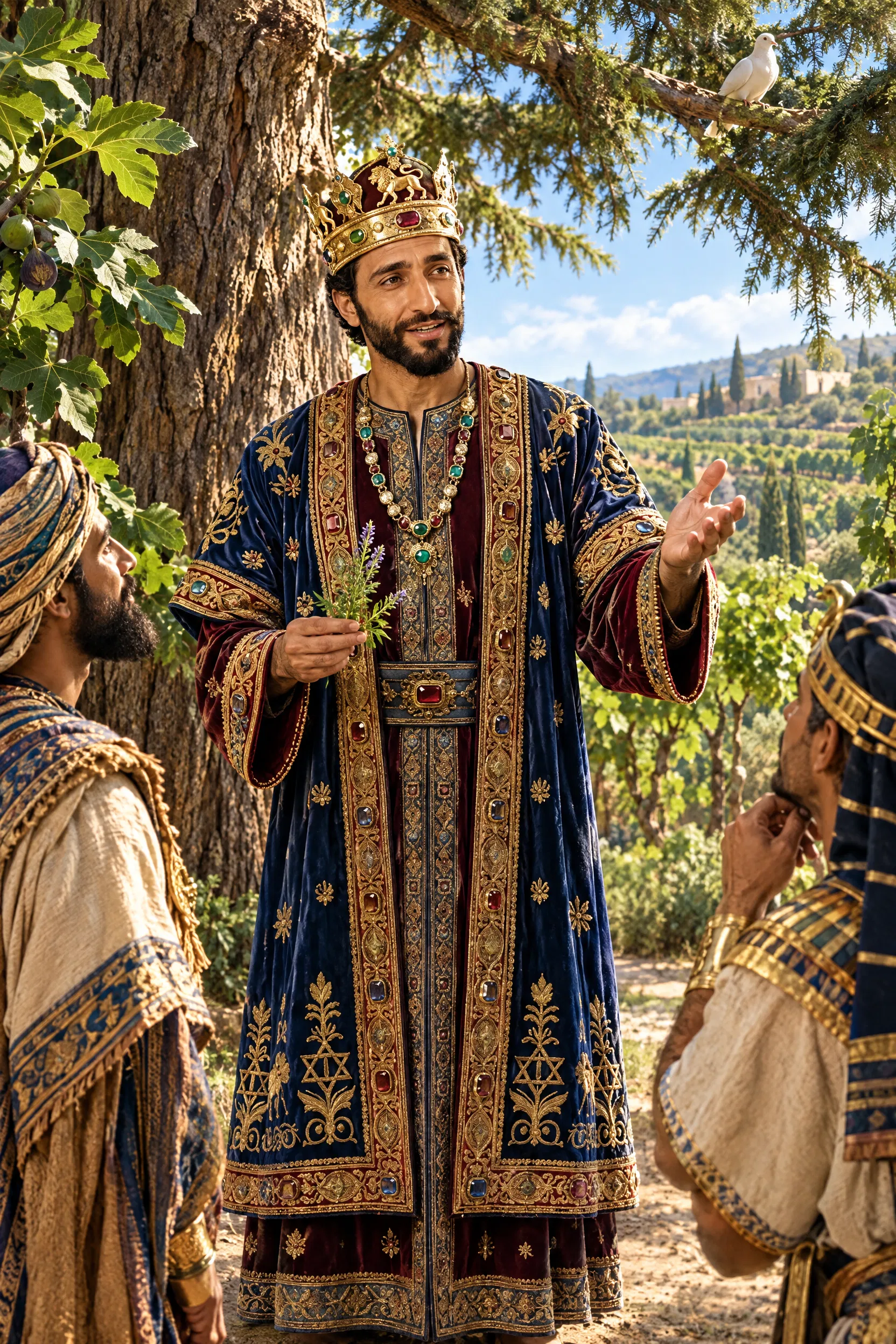 Solomon Teaches About Trees and Plants
