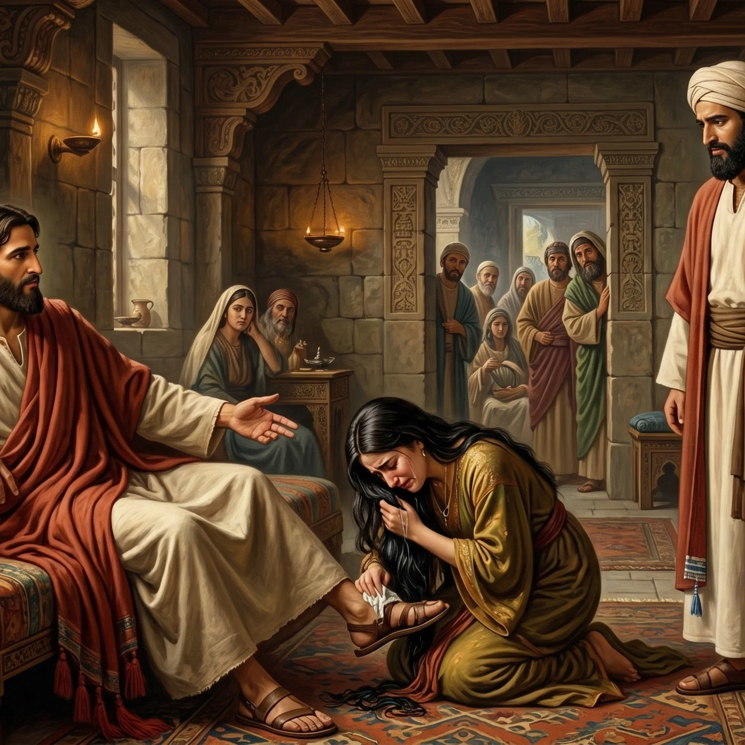 The Humble Anointing at the Feast