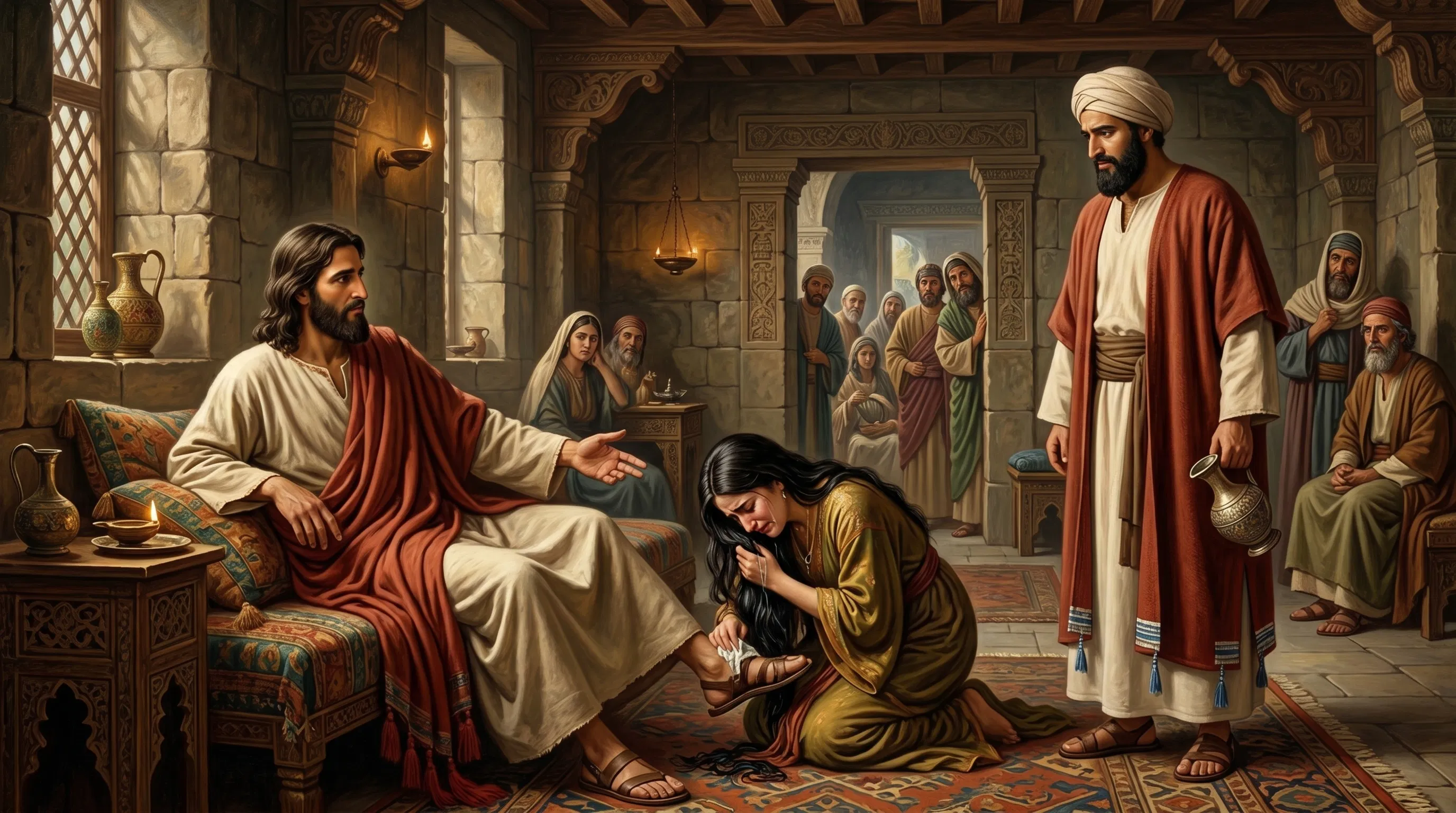 The Humble Anointing at the Feast