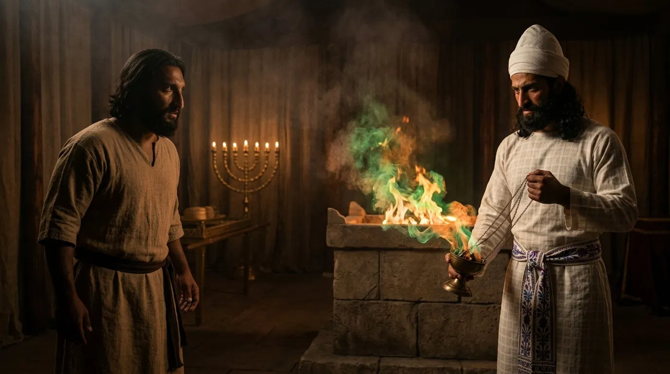 Nadab and Abihu Offering Strange Fire
