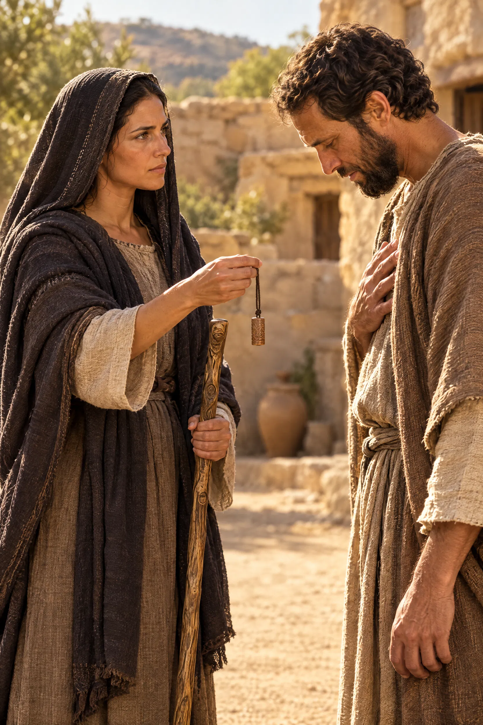 Tamar Shows Judah His Signet and Staff