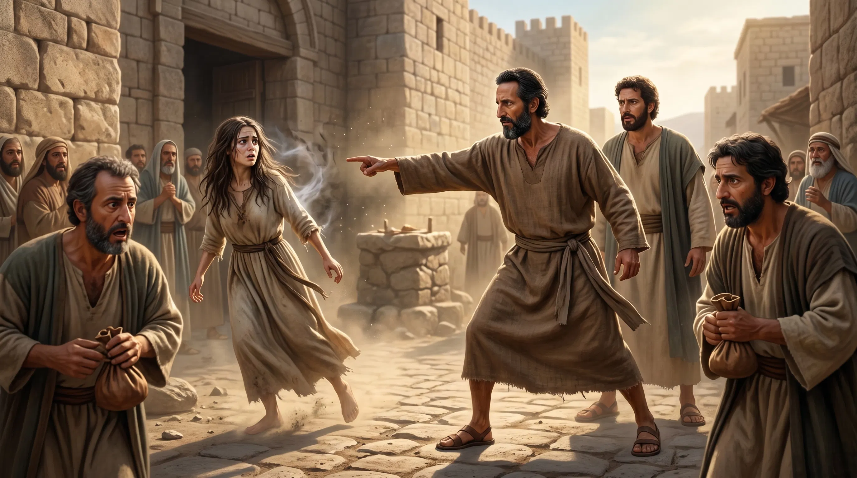 Paul Casts a Spirit Out of the Girl