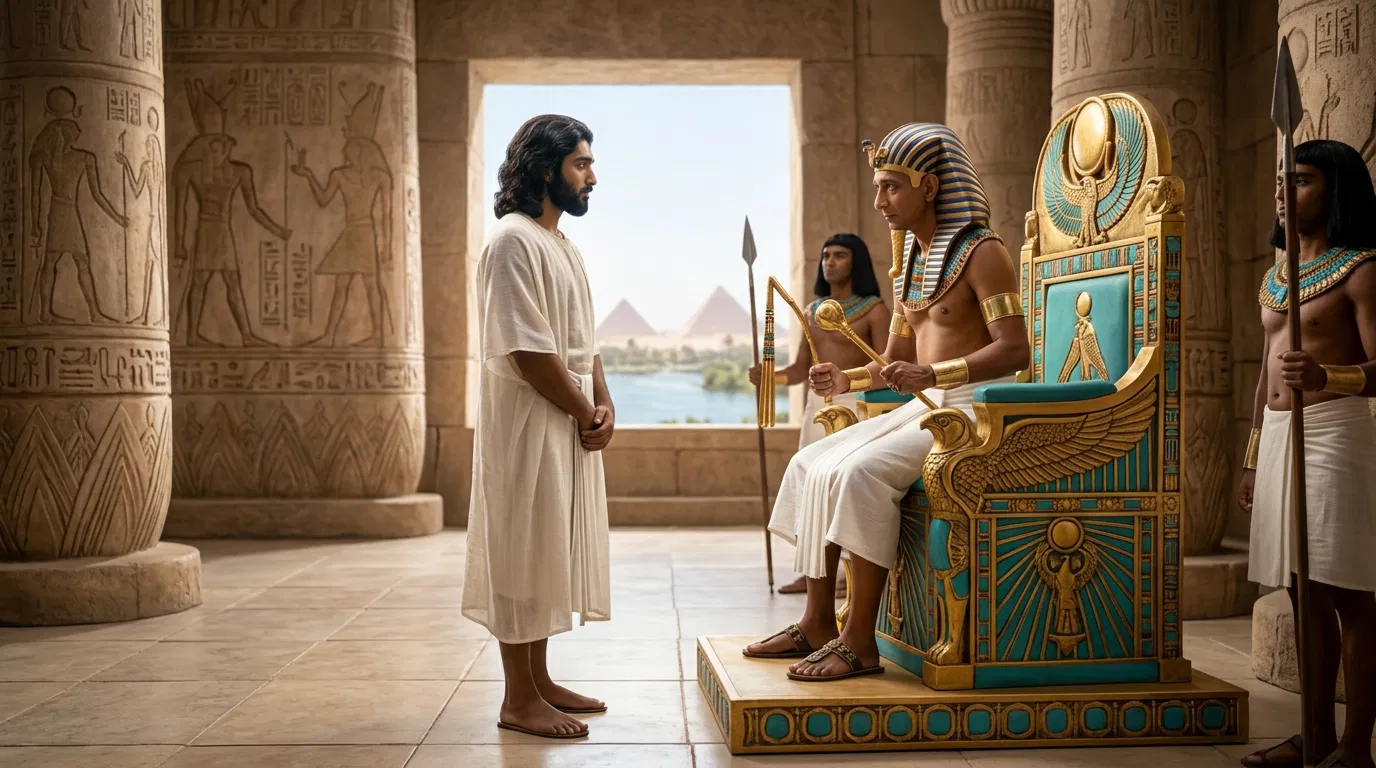 Joseph Standing Before Pharaoh