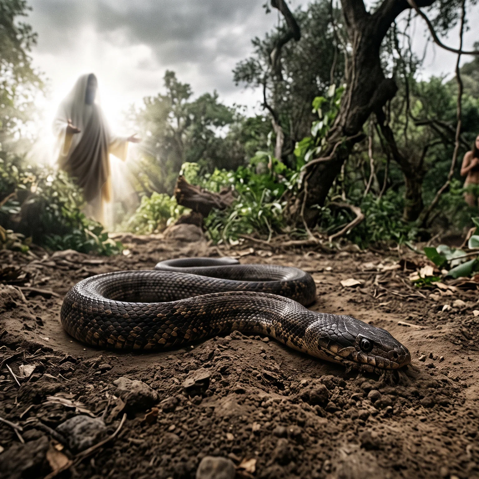The Serpent Beneath the Garden Shadows