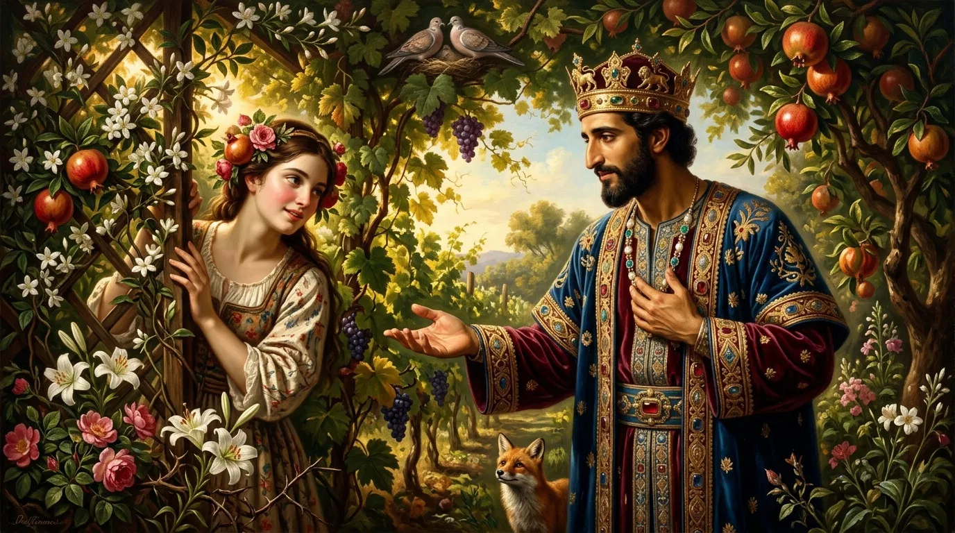 King Calls His Beloved in the Vineyard