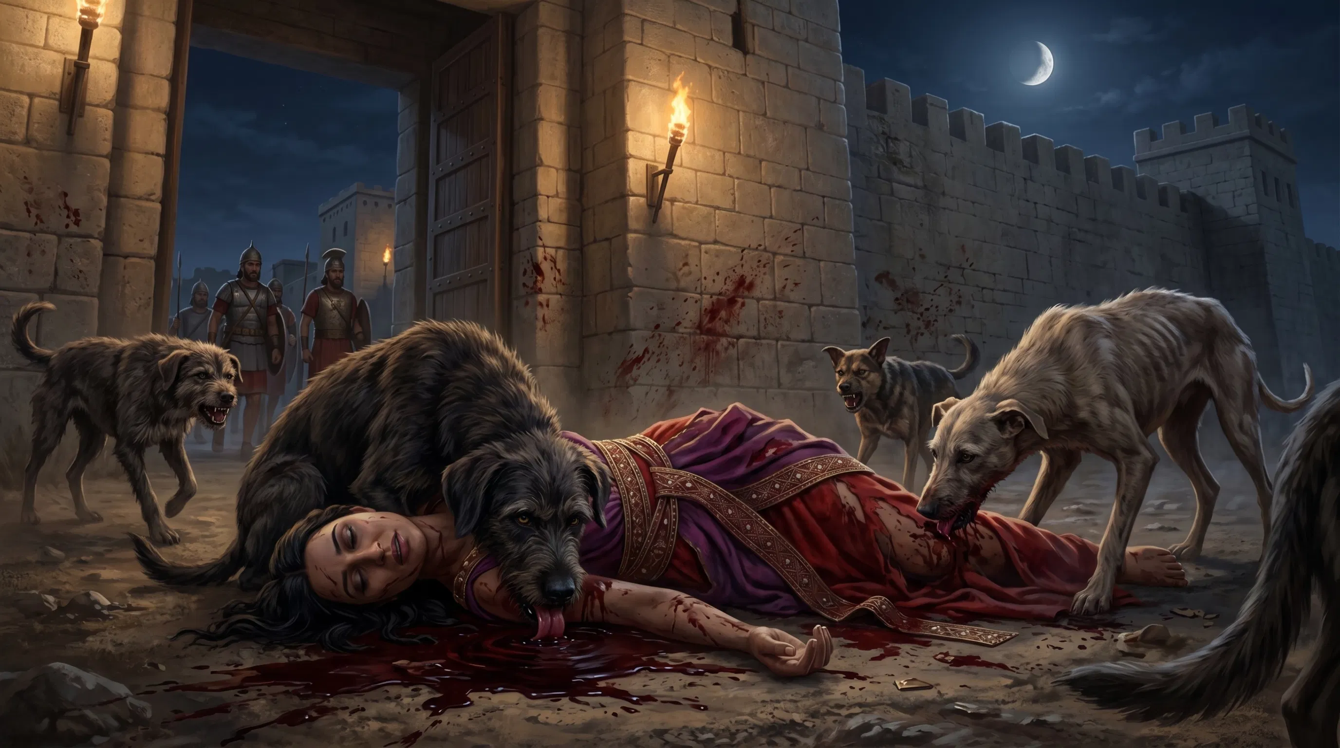 The Fallen Queen at the Gates