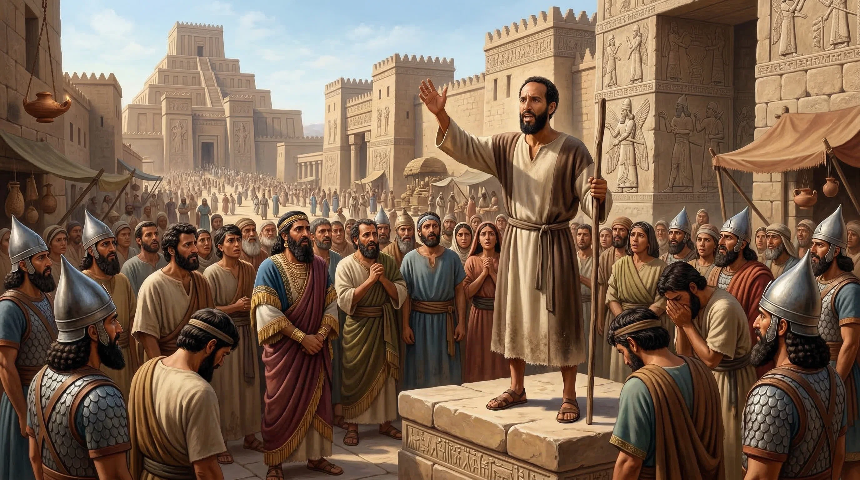 Jonah's Prophecy in Nineveh