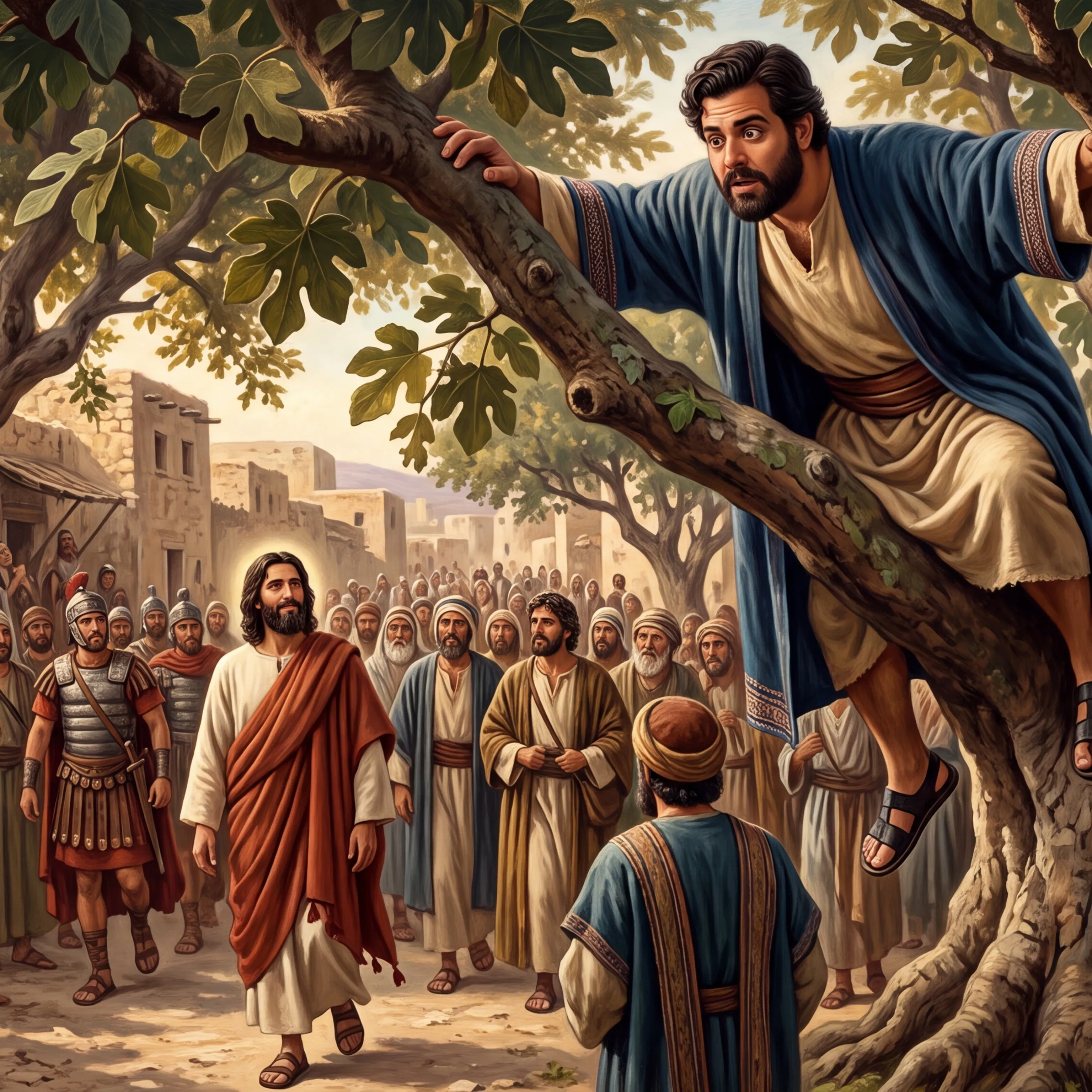 Zacchaeus Seeking Sight of the Savior