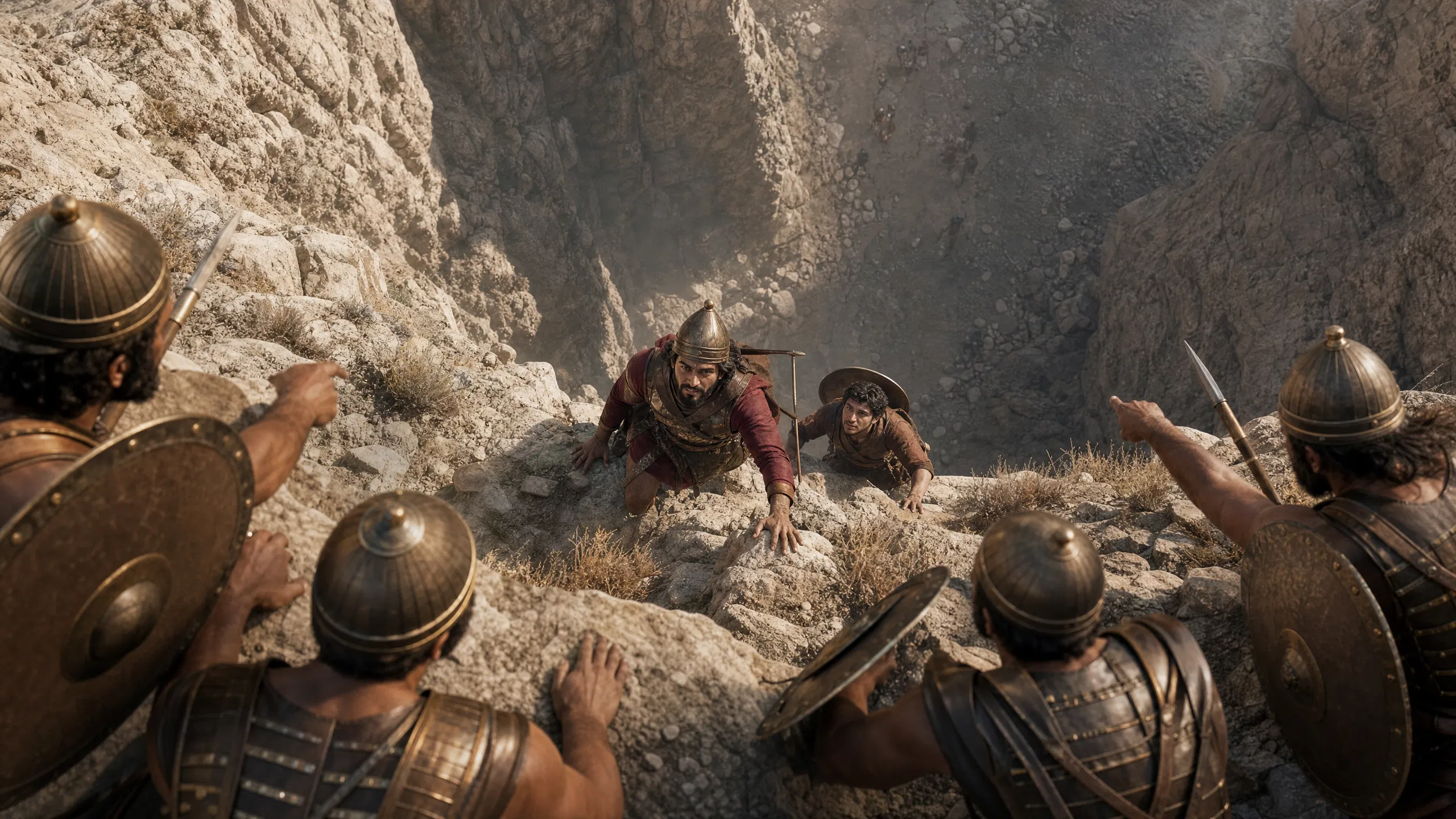 The Perilous Ascent at Michmash Pass