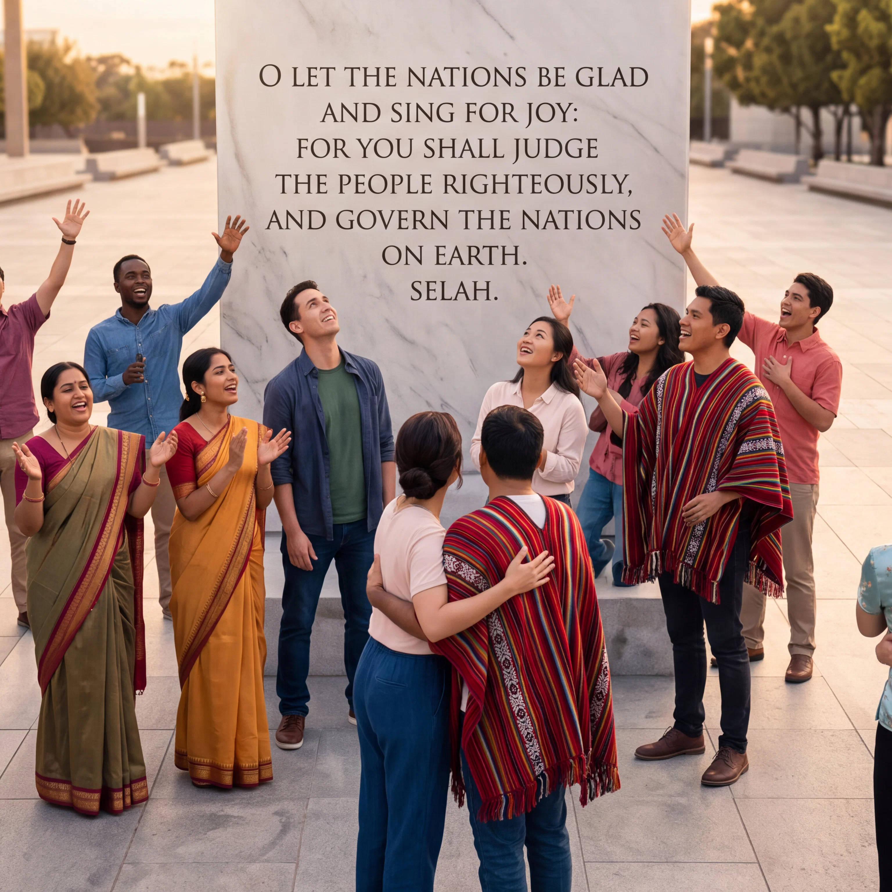 Nations Rejoice in Divine Light