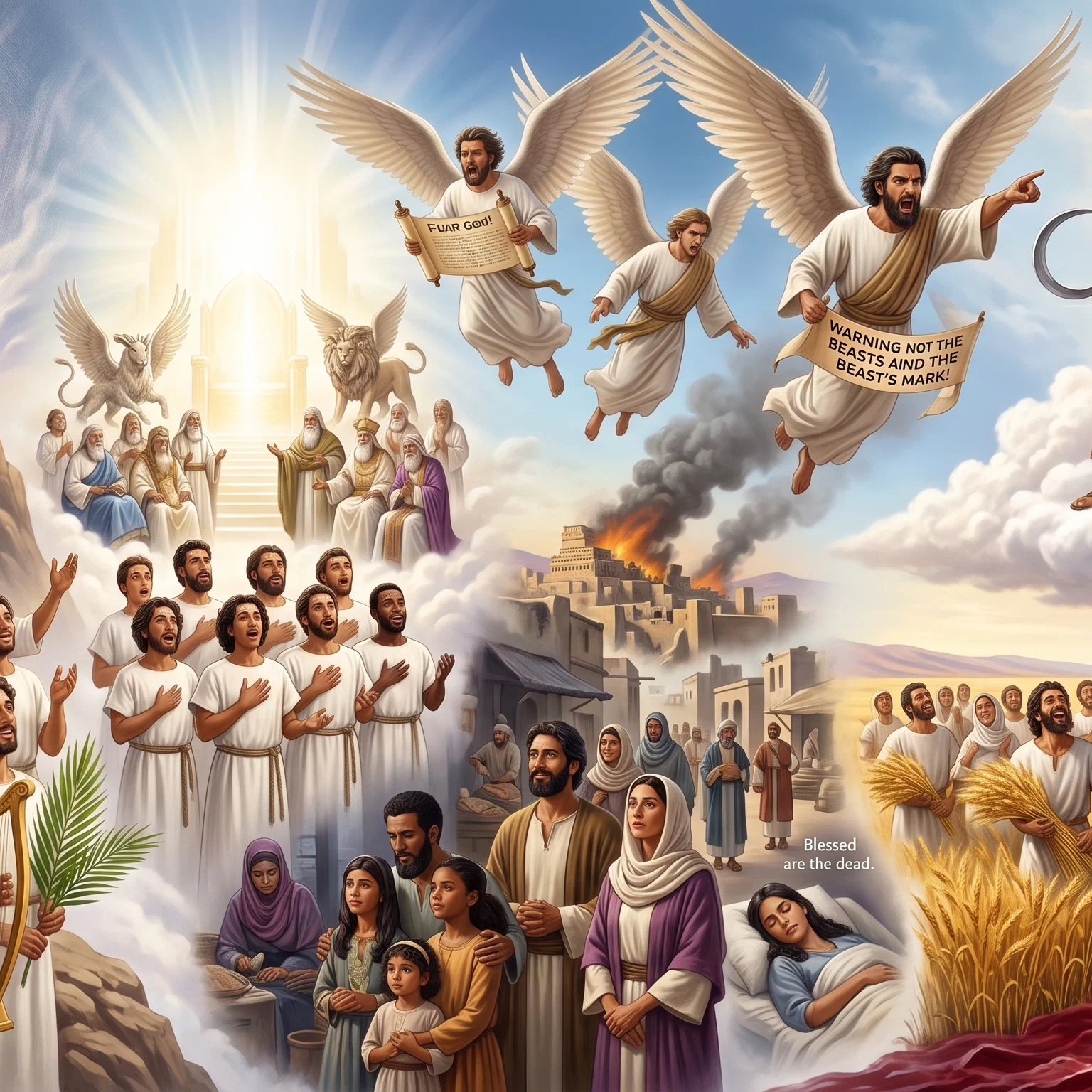 The Celestial Visions of Revelation