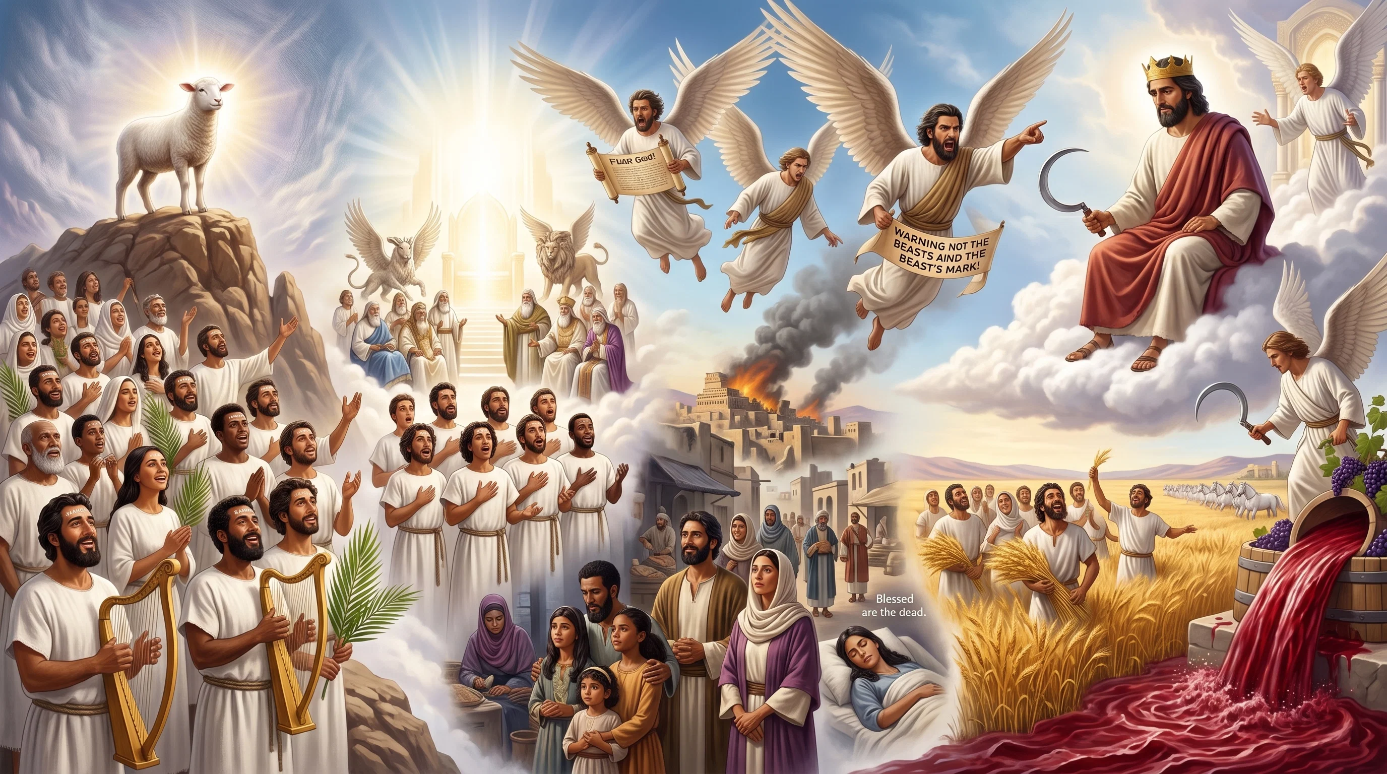 The Celestial Visions of Revelation