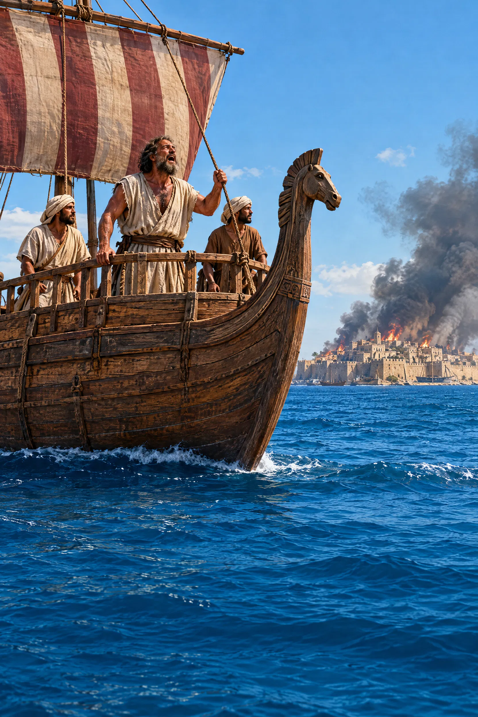 Sailors Mourn as Tyre Burns