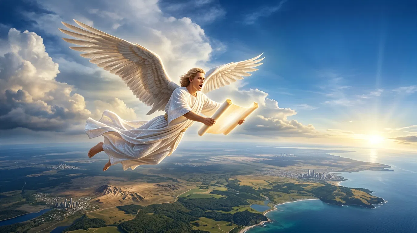 Angel Flying with the Everlasting Gospel