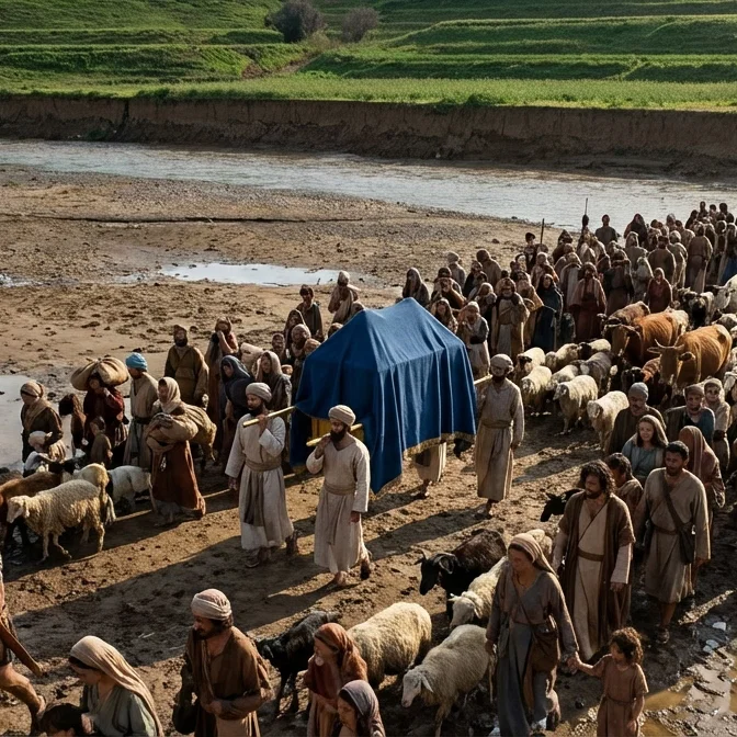 The Miracle Crossing of the Jordan