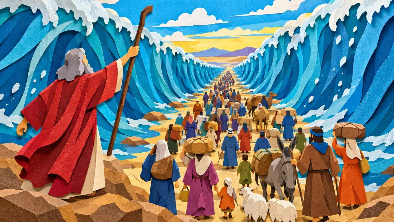 Moses and Israel Crossing the Red Sea