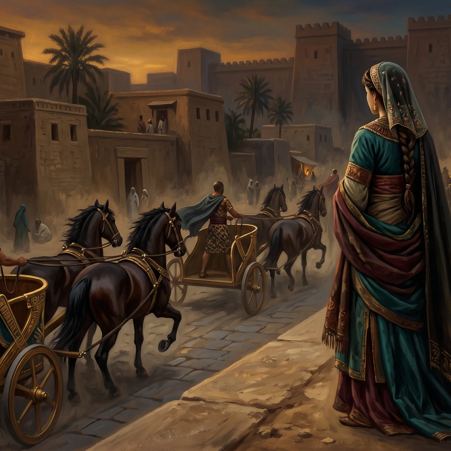 The Royal Steed Among Pharaoh's Chariots