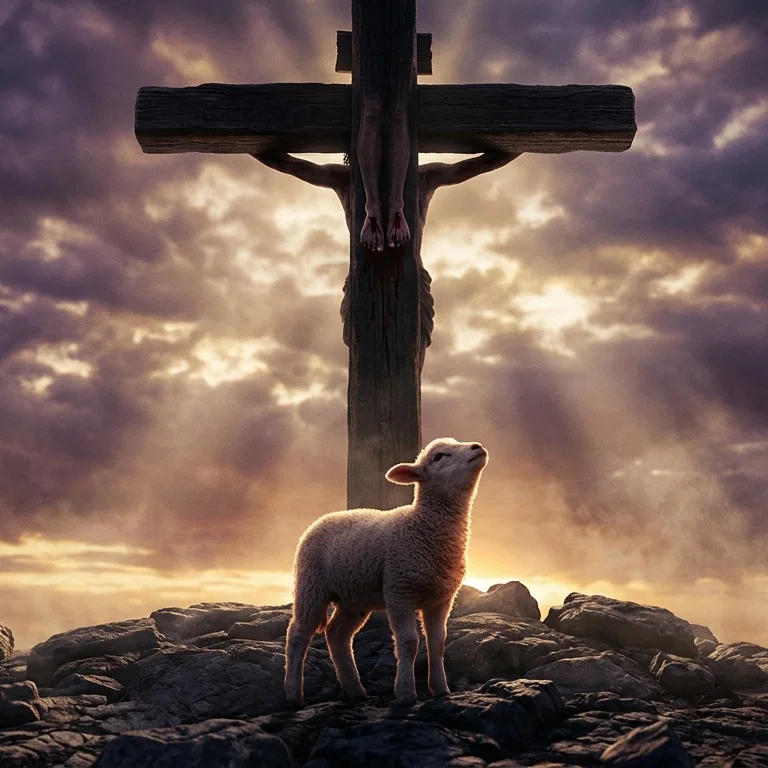 The Sacrificial Lamb at Calvary