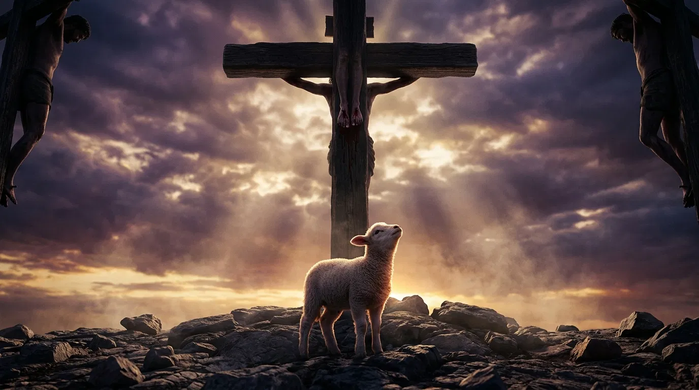 The Sacrificial Lamb at Calvary