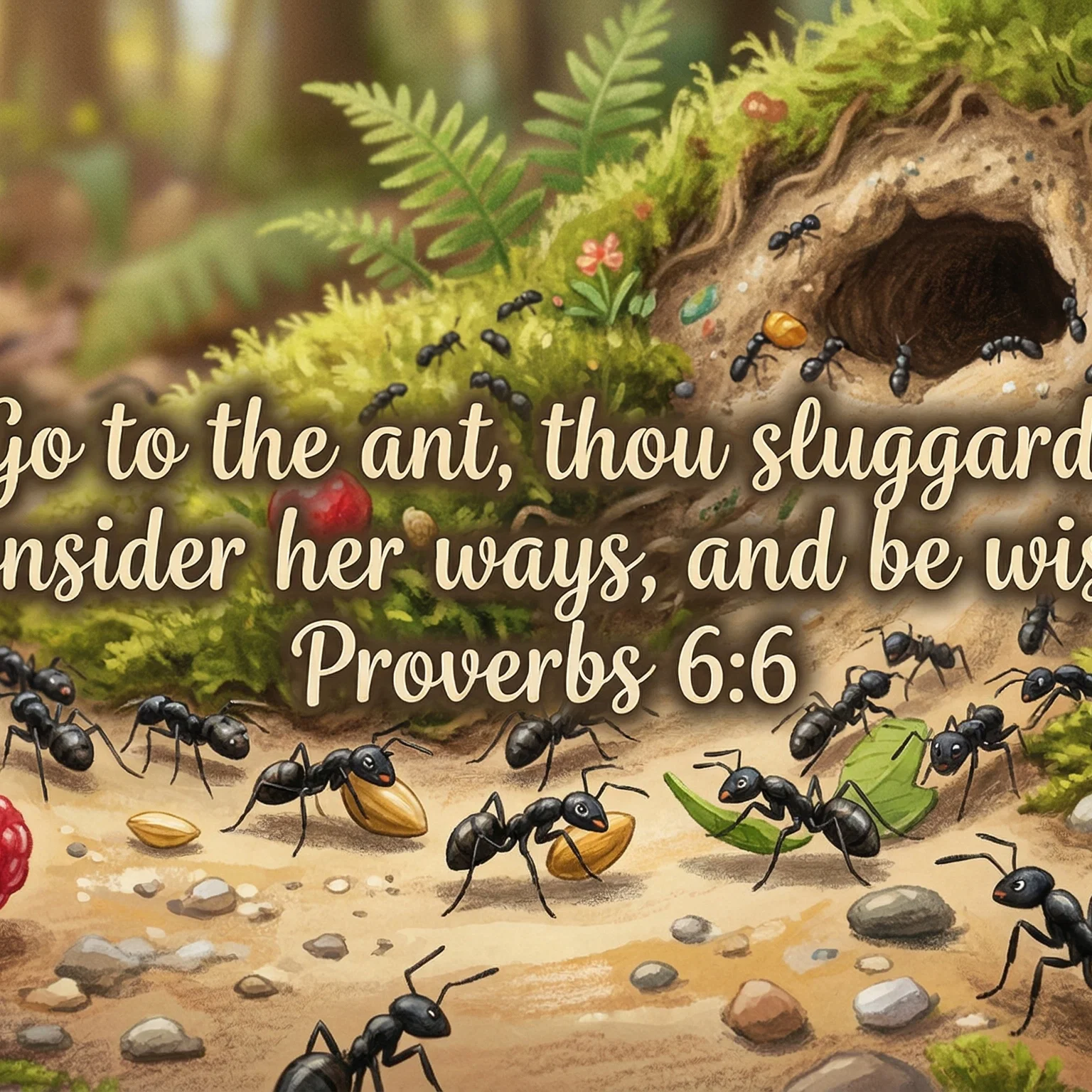 Wisdom From The Tiny Ant Colony