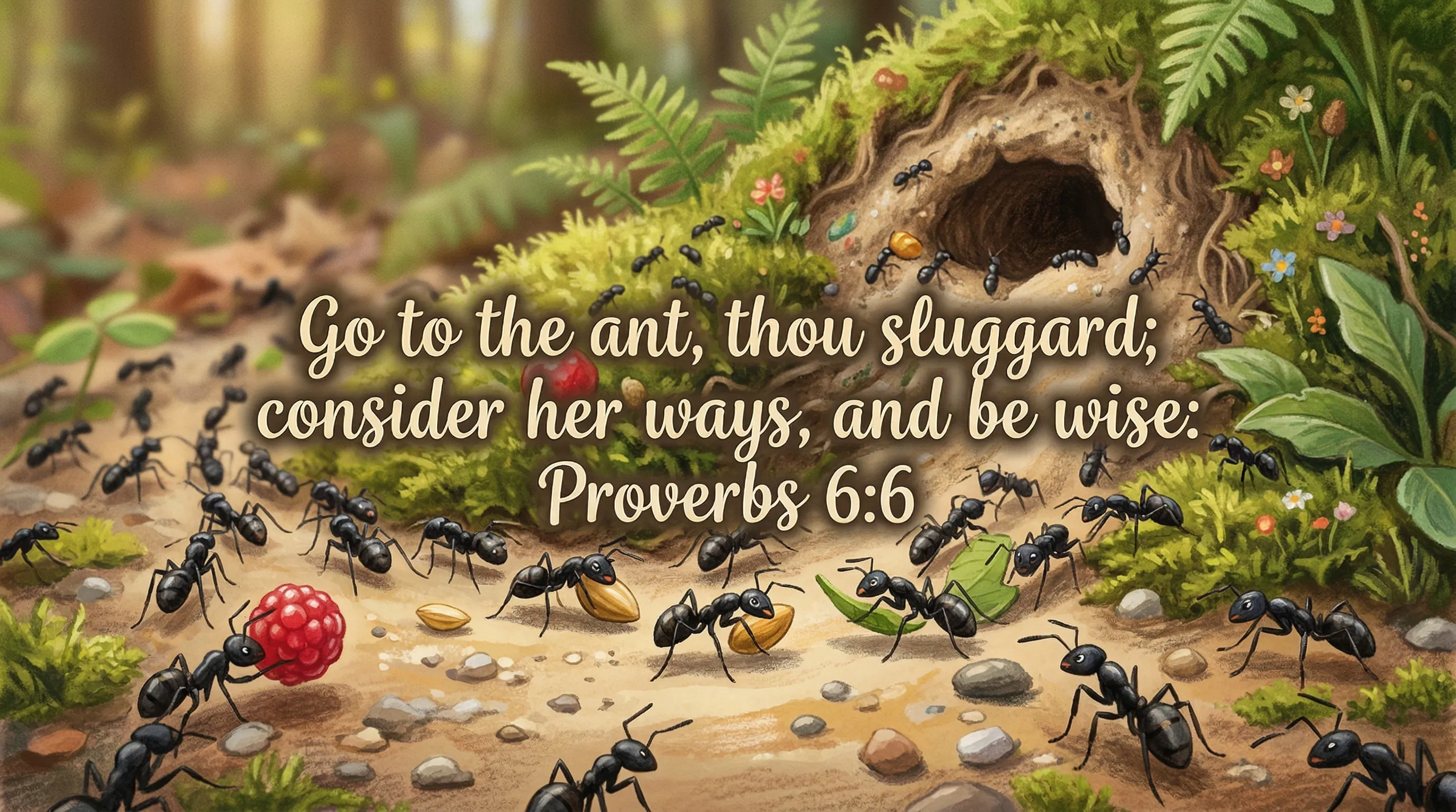 Wisdom From The Tiny Ant Colony