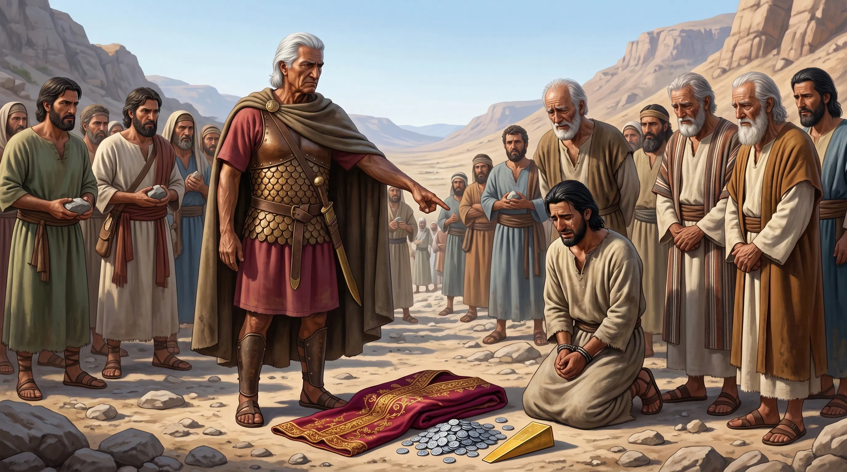 The Judgment of Achan in the Valley of Achor