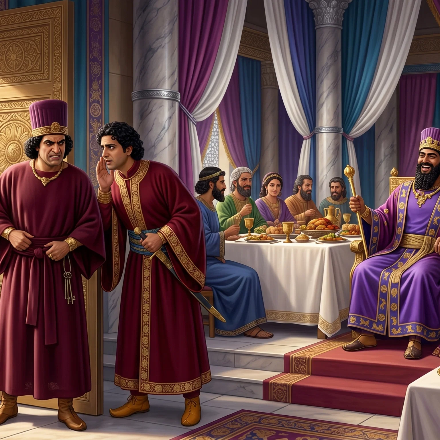 Tension Beneath the Royal Banquet