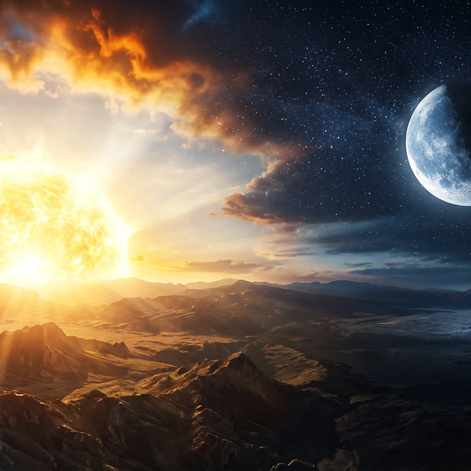The Creation of Celestial Lights