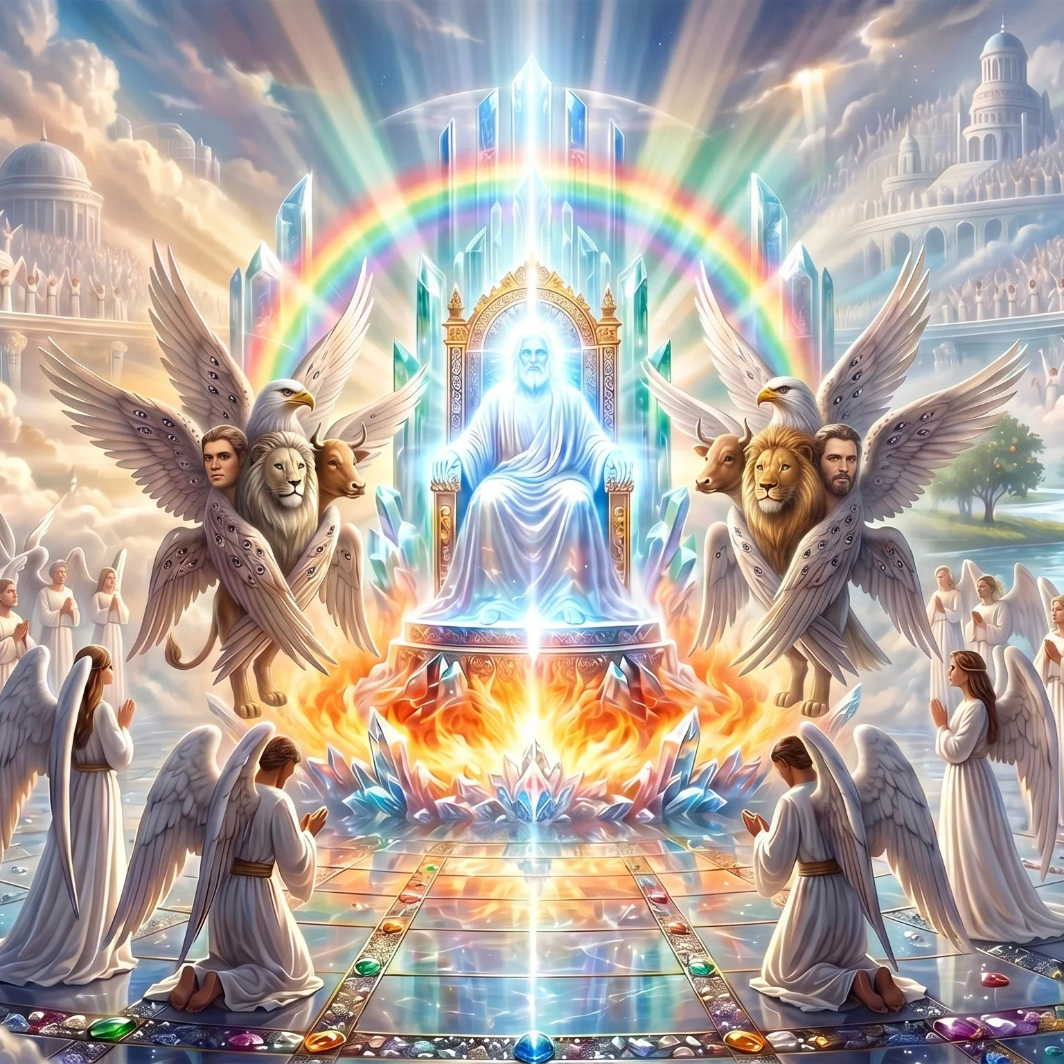 The Celestial Vision of Four Faces