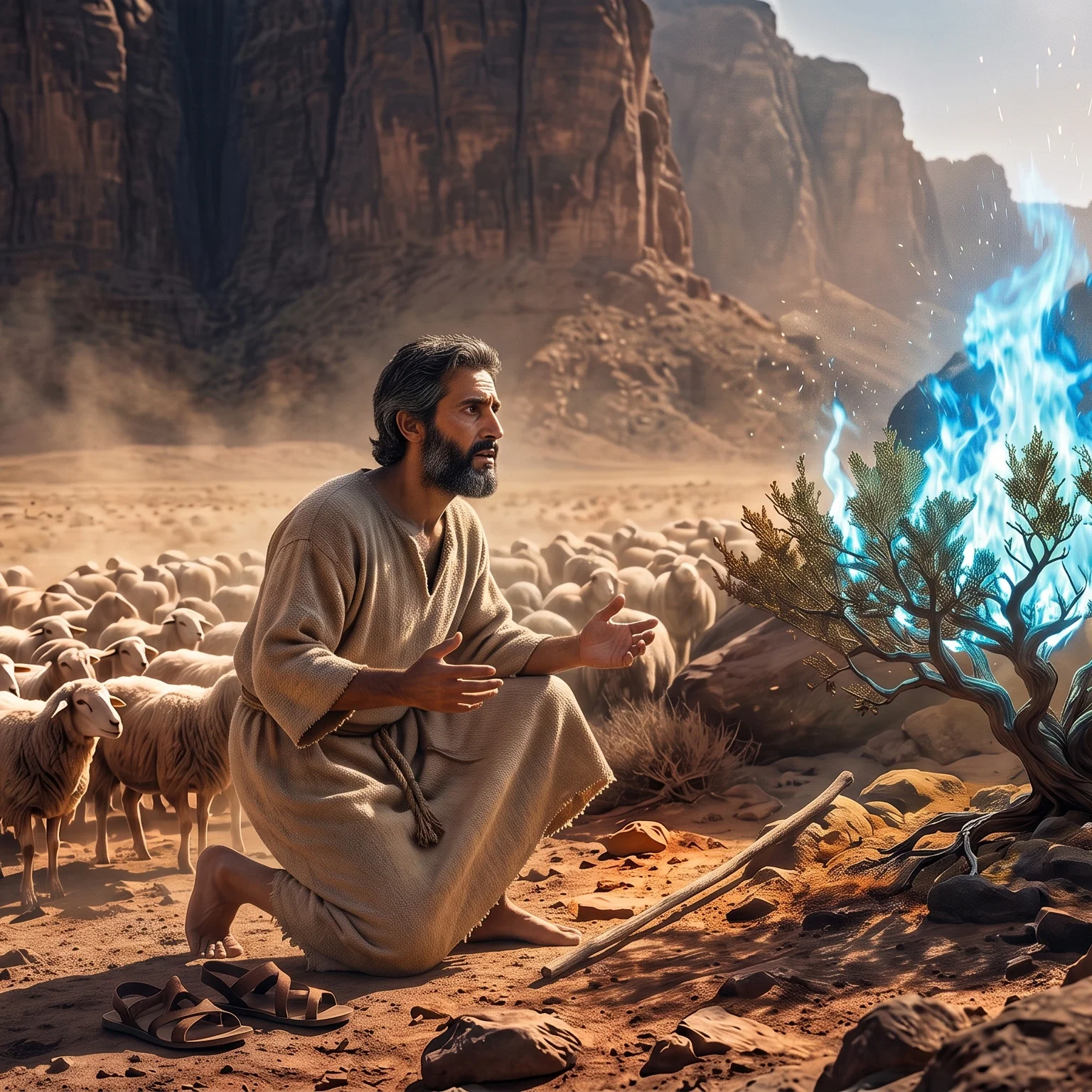 The Prophet Encountering Divine Fire