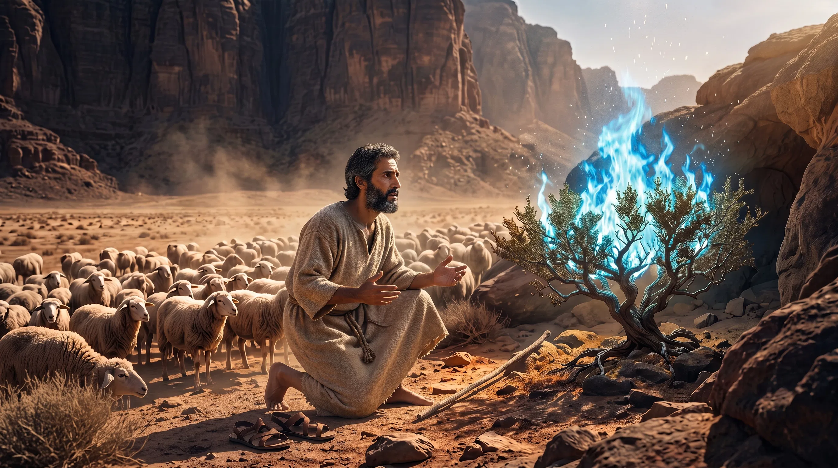 The Prophet Encountering Divine Fire