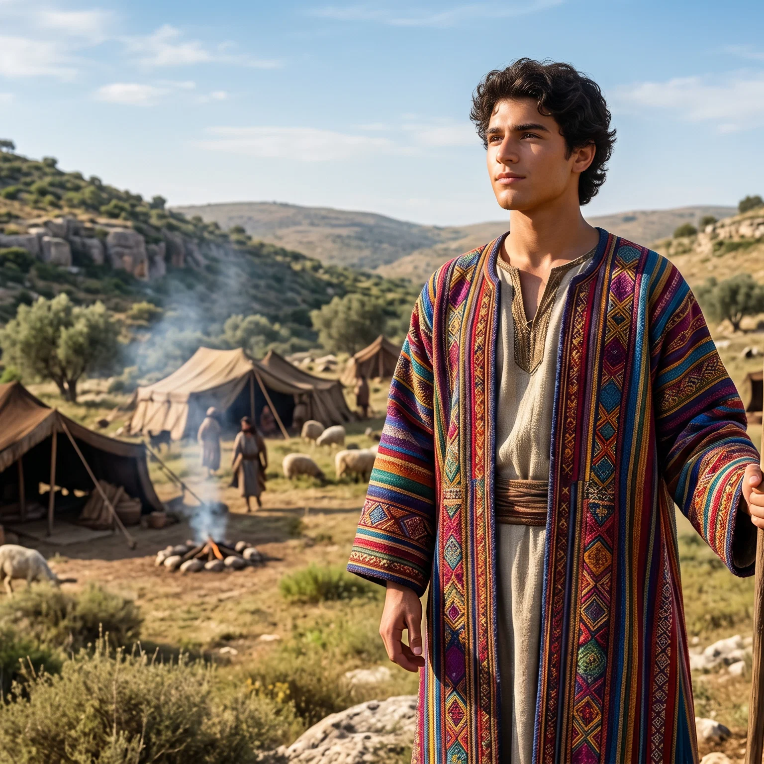 Josephs Radiant Robe in Canaan