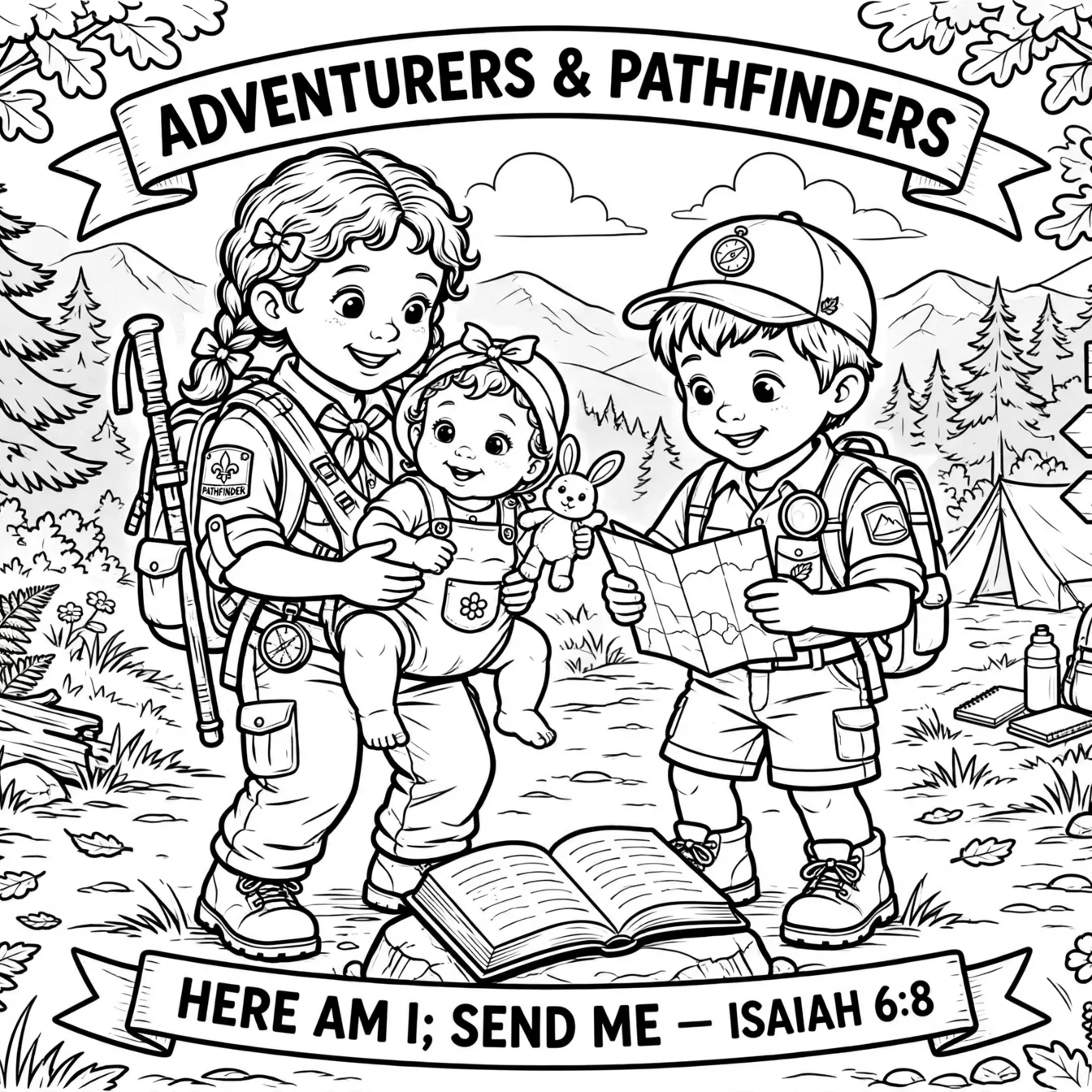 Little Pilgrims on a Journey