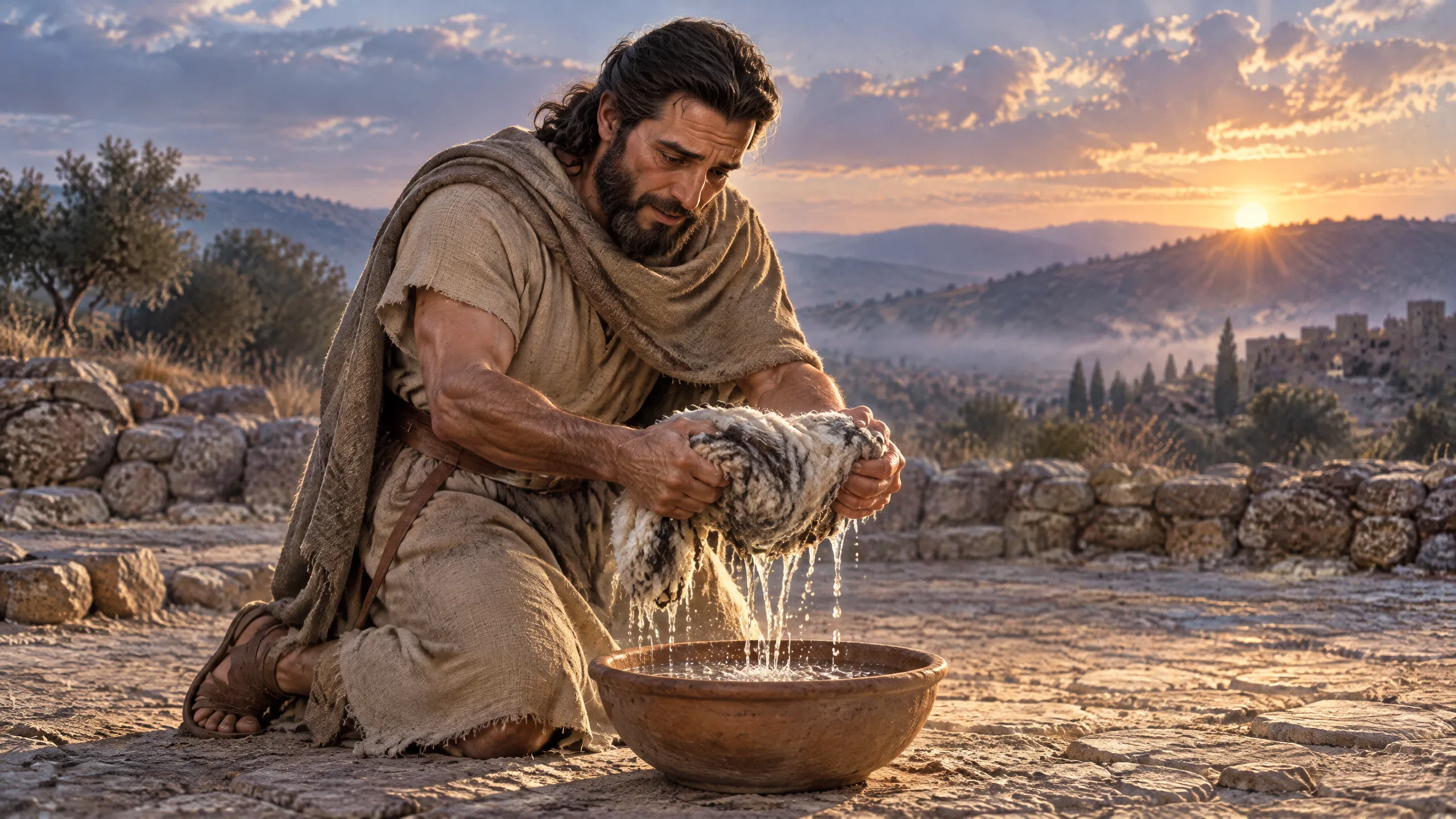 Gideon and the Miraculous Morning Dew