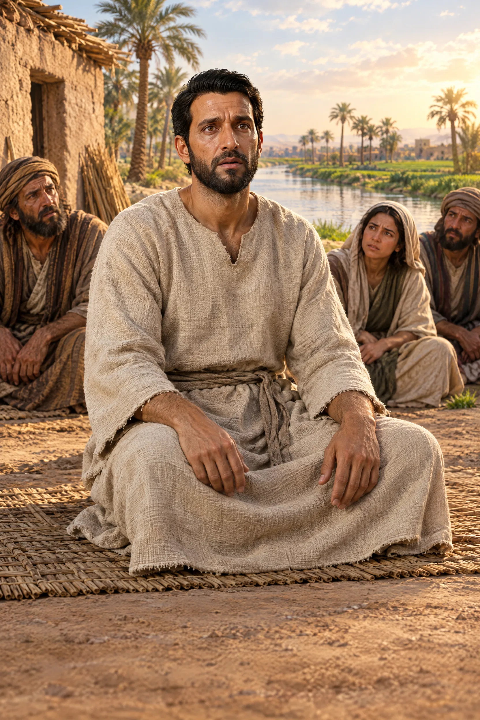 Ezekiel Sits Astonished Among the Exiles