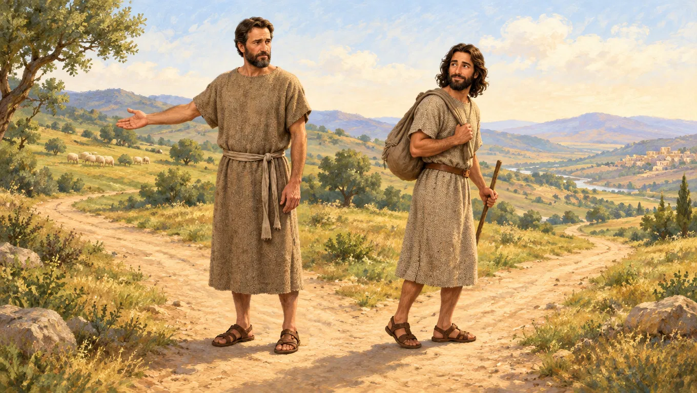 Abraham and Lot Part Ways