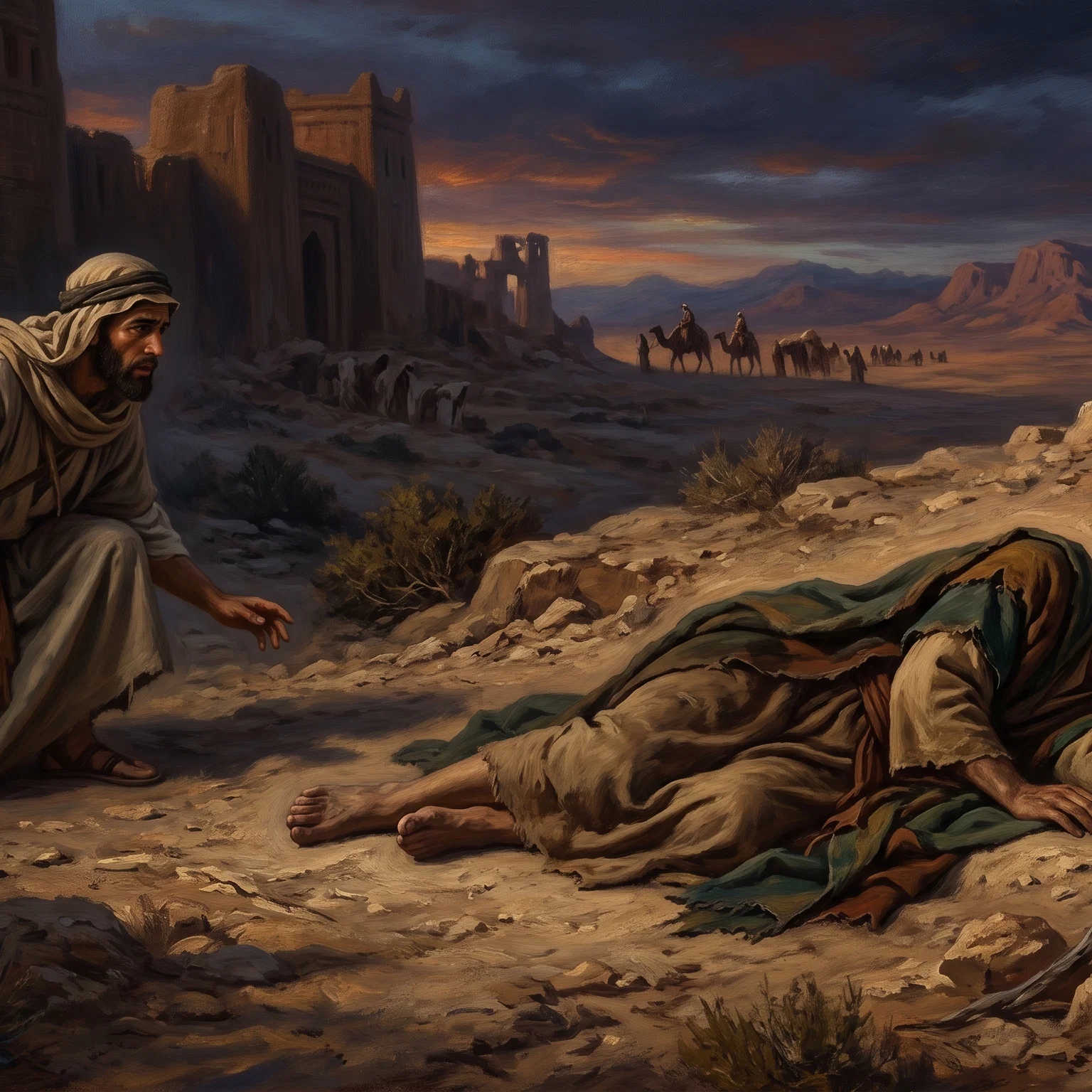 The Weary Soul Seeking Divine Mercy