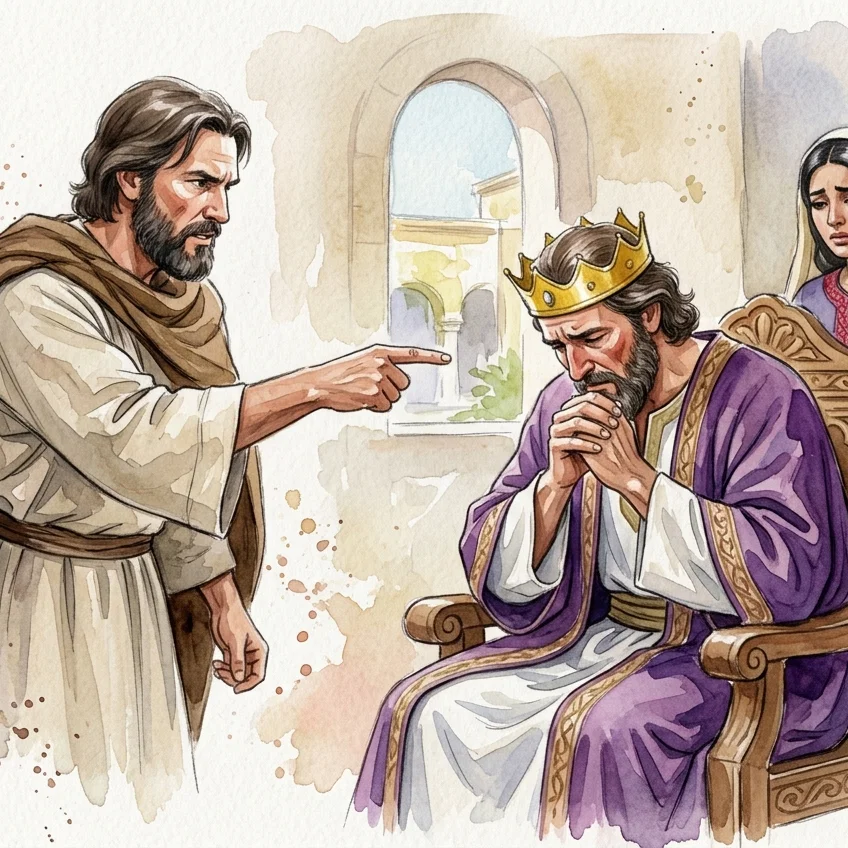 Nathan Confronts King David With Truth