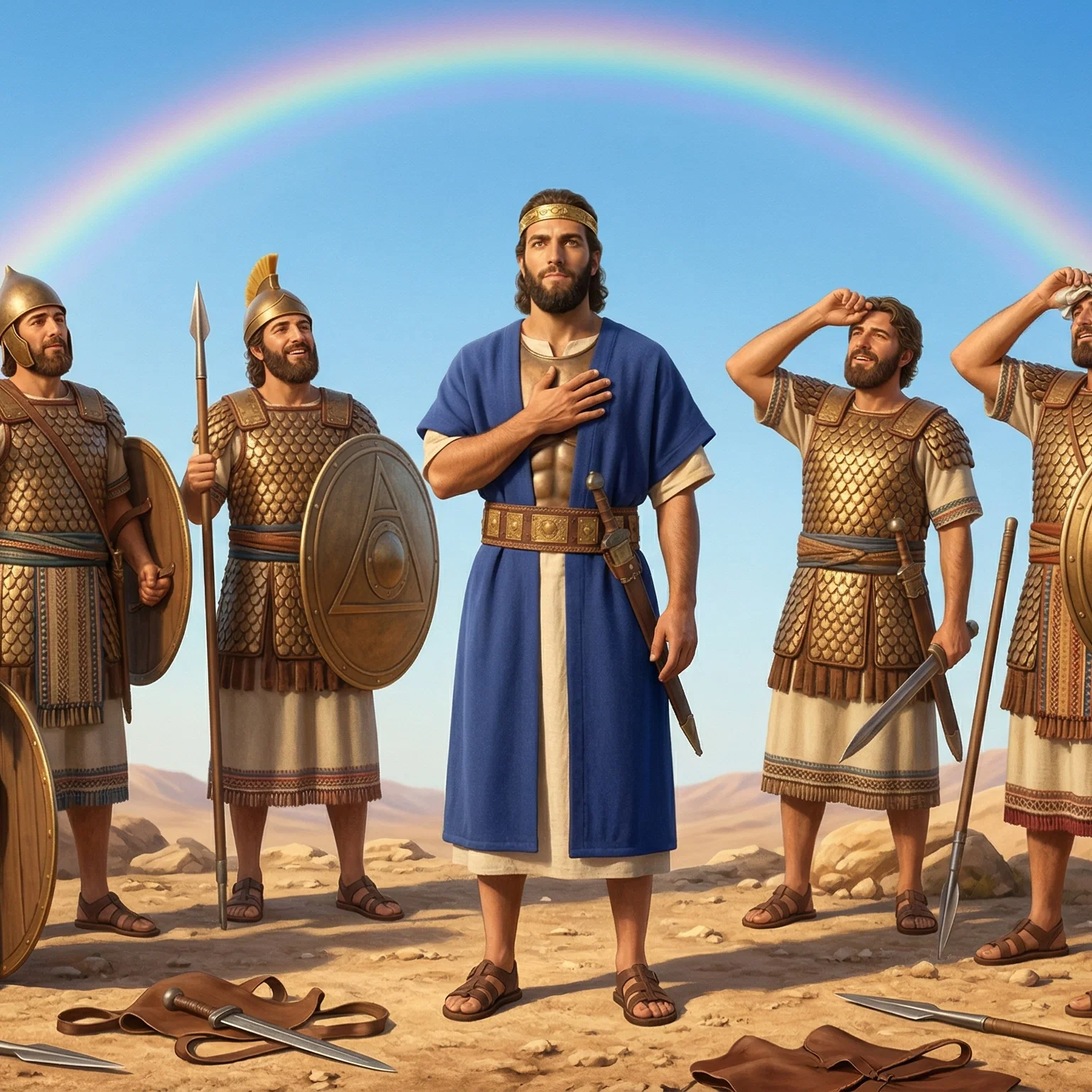 King Asa Finds Peace After Prayer