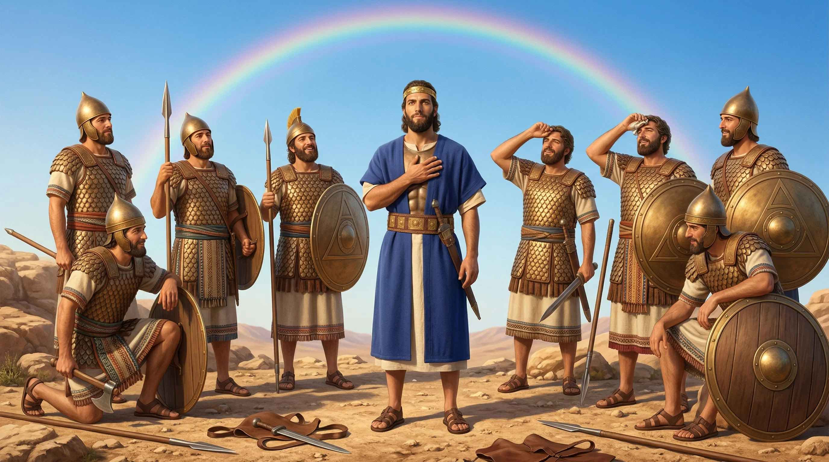 King Asa Finds Peace After Prayer