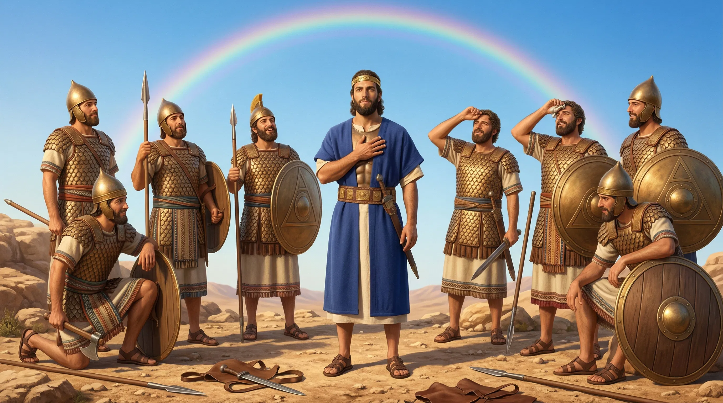 King Asa Finds Peace After Prayer