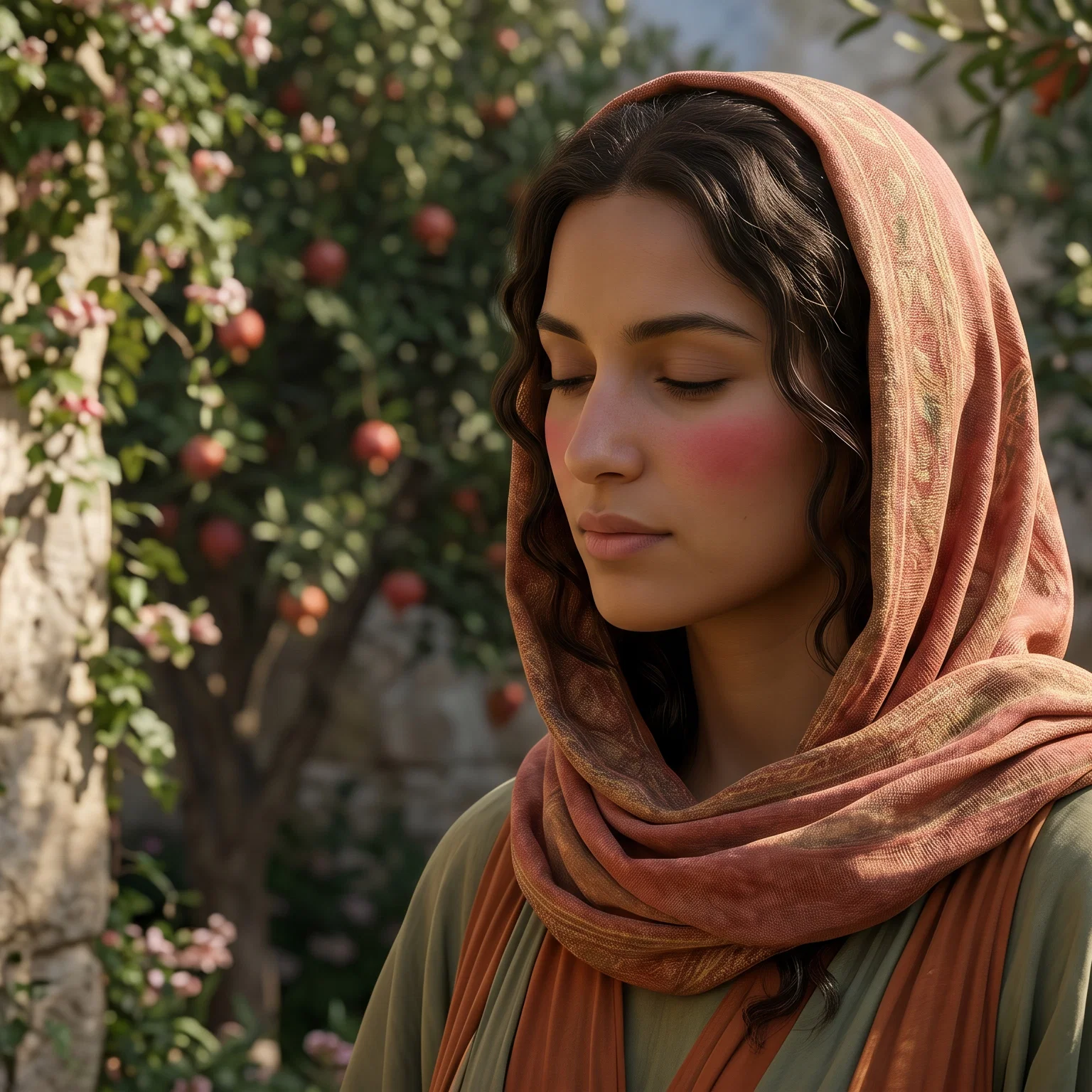 A Garden of Pomegranate Splendor